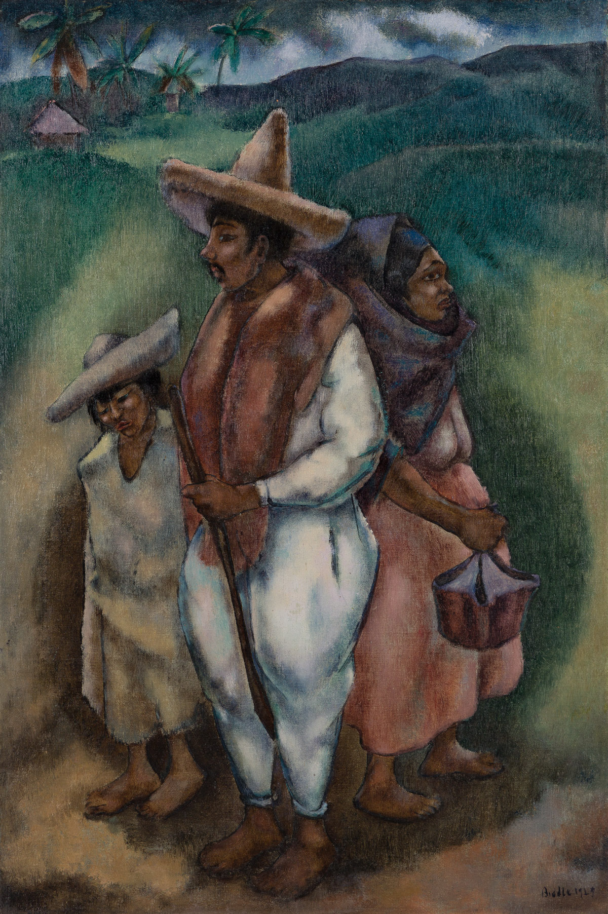GEORGE BIDDLE (1885-1973) Three Beggars.